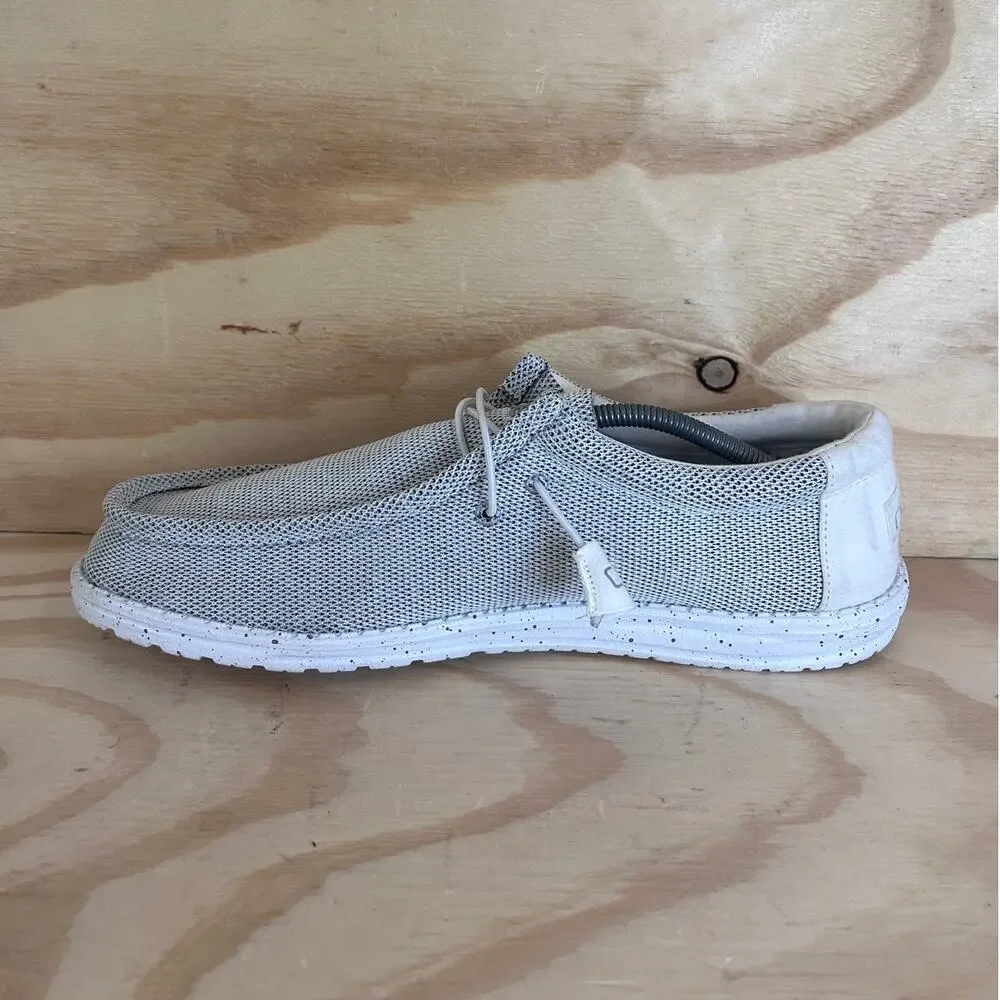 Hey Dude - Wally Sox - Loafers - Gray/Whitw - Men's - 15 - 110350703